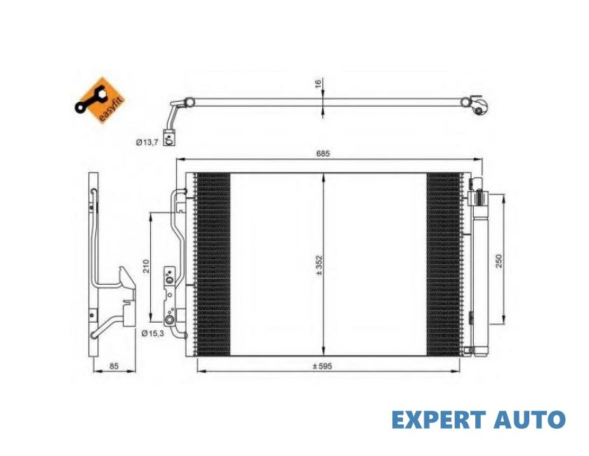 Radiator clima BMW 2 cupe (F22, F87) 2013-2016 #3 052022N