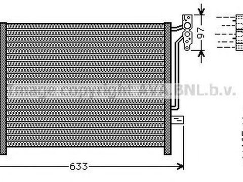 Radiator clima BMW 3 Cabriolet E46 AVA BW5203