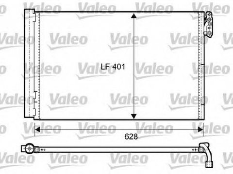 Radiator clima BMW 3 E90 VALEO 814011