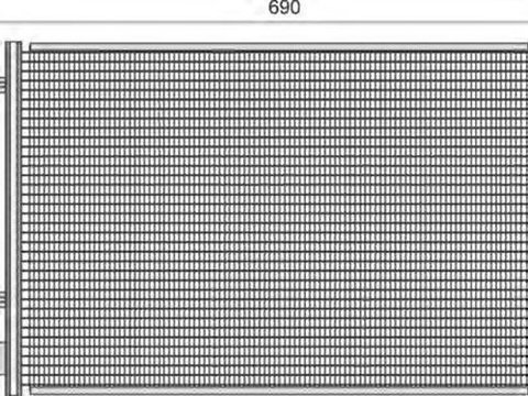 Radiator clima BMW 5 F10 F18 MAGNETI MARELLI 350203339000