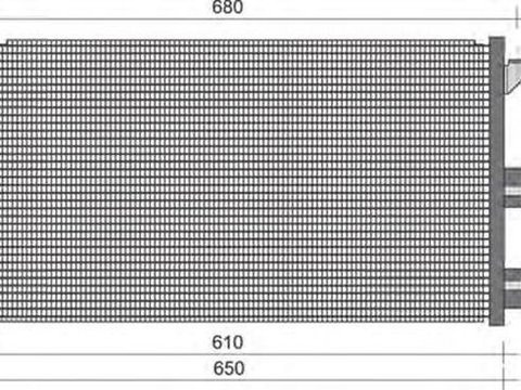 Radiator clima BMW X6 E71 E72 MAGNETI MARELLI 350203248000