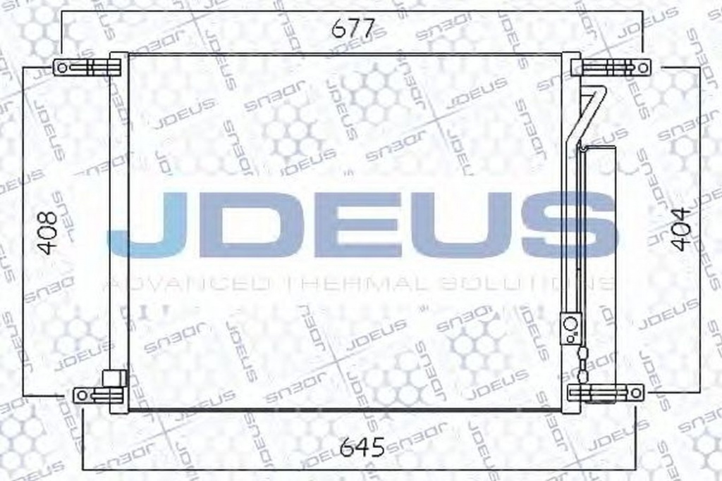 Radiator clima CHEVROLET AVEO hatchback T250 T255 JDEUS 756M13