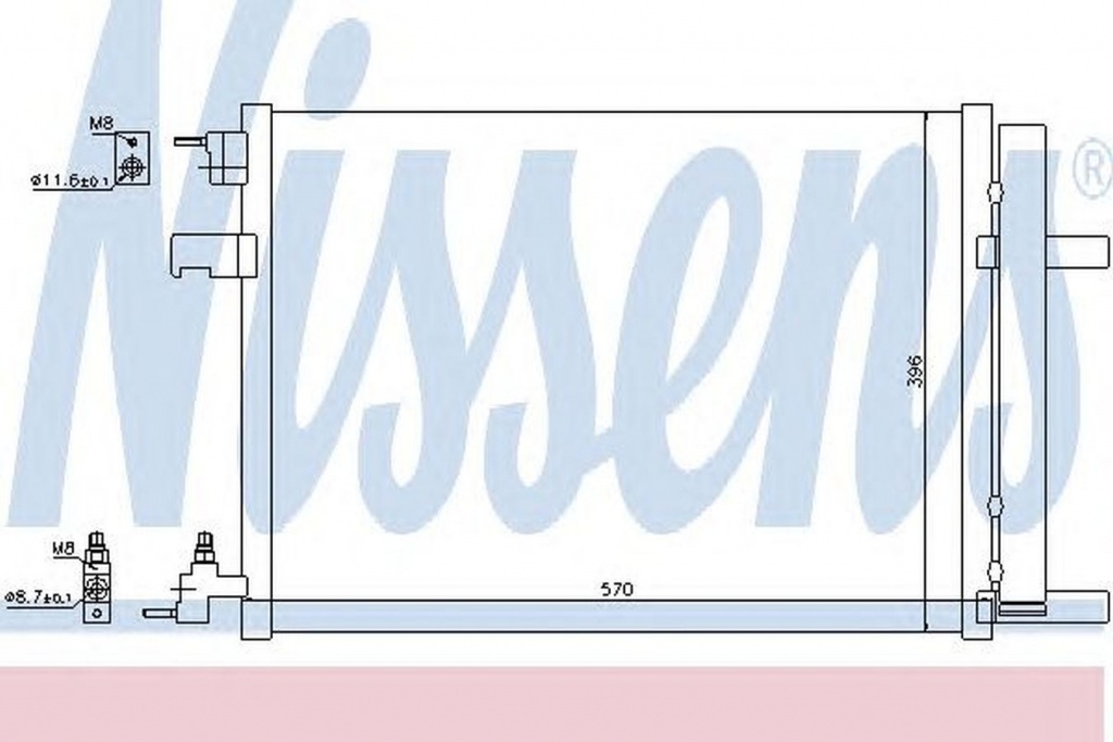 Radiator clima CHEVROLET CRUZE Station Wagon J308 NISSENS 940134
