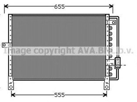 Radiator clima CHRYSLER LE BARON limuzina AVA CR5014