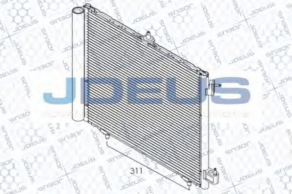 Radiator clima CITROEN C3 II JDEUS RA7070091