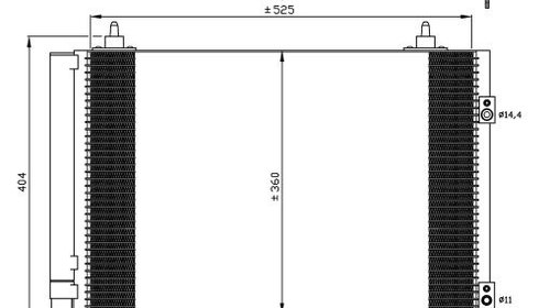 Radiator clima Citroen DS4 1.6 HDI, 1.6 