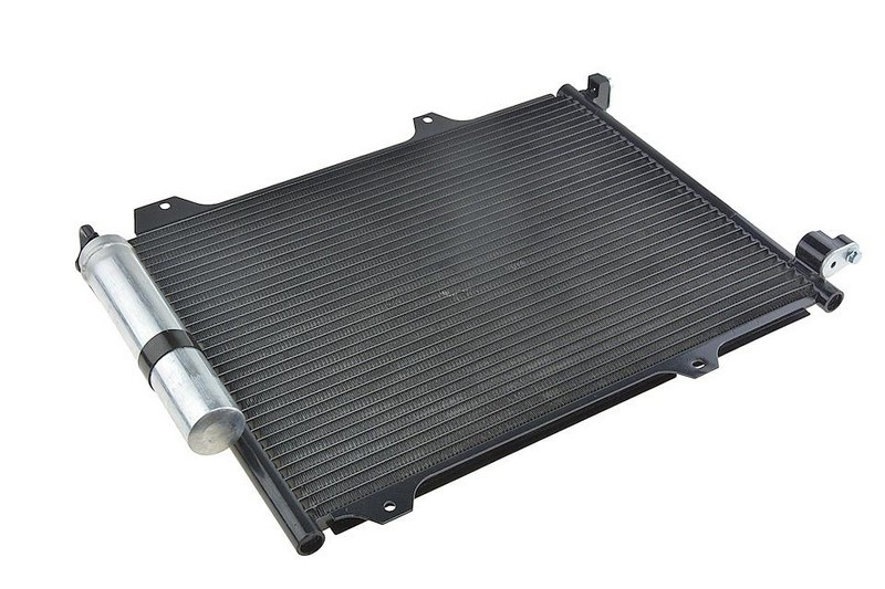 RADIATOR CLIMA CONDENSATOR AER CONDITIONAT SUZUKI IGNIS II (03-) 1.3 SI 16V, JUSTY III (G3X) (03-) 1.3 SI 16V (CU USCATOR, NEGRU, FARA PIPES)