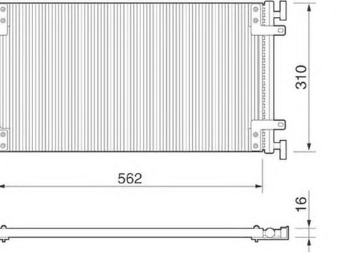 Radiator clima FIAT DOBLO microbus 223 119 MAGNETI MARELLI 350203149000