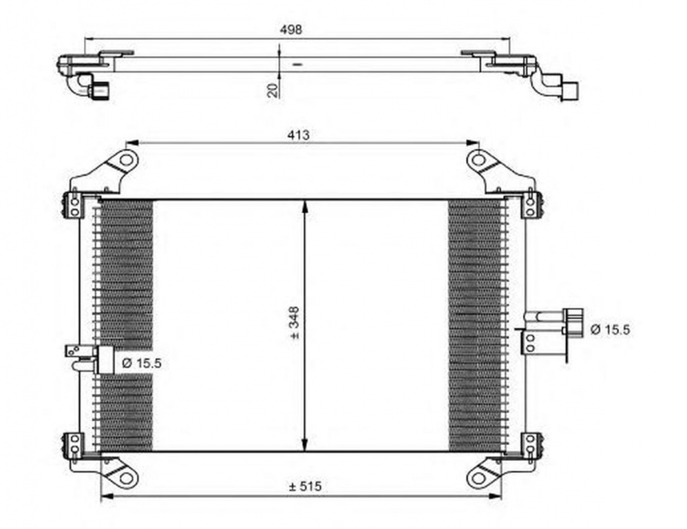 Radiator clima FIAT DUCATO bus 244 Z NRF 35494