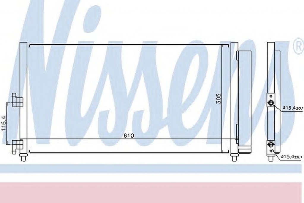 Radiator clima FIAT IDEA 350 NISSENS 94727