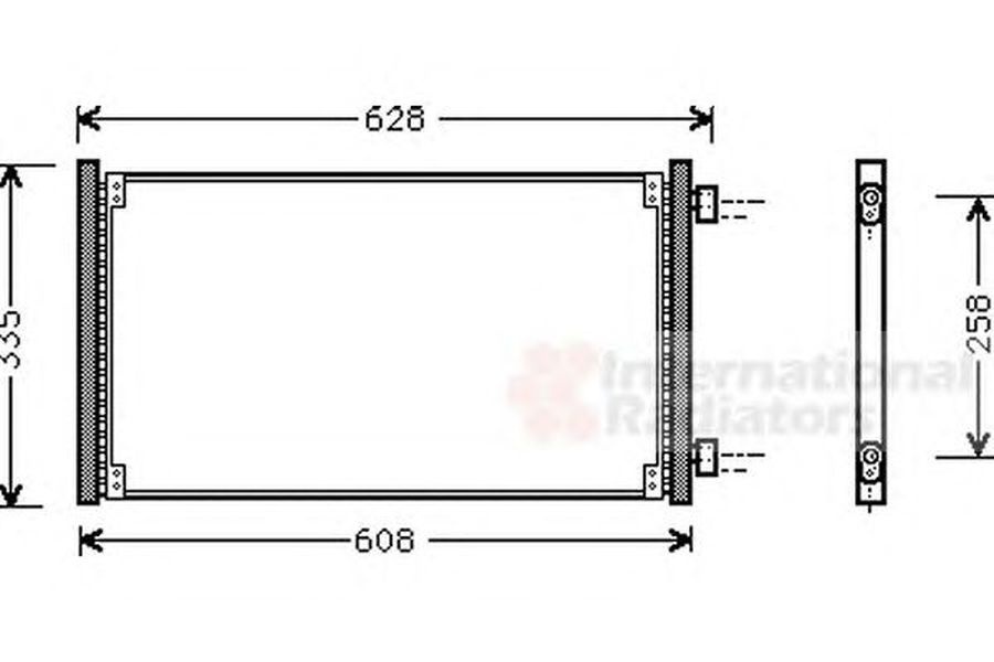 Radiator clima FIAT PUNTO Van 188AX VAN WEZEL 1700