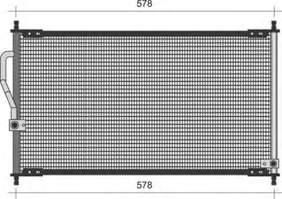 Radiator clima FORD FIESTA VI Van MAGNETI MARELLI 350203484000