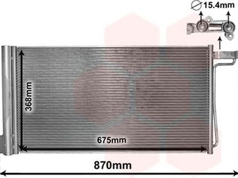 Radiator clima FORD FOCUS III Turnier VAN WEZEL 18005485