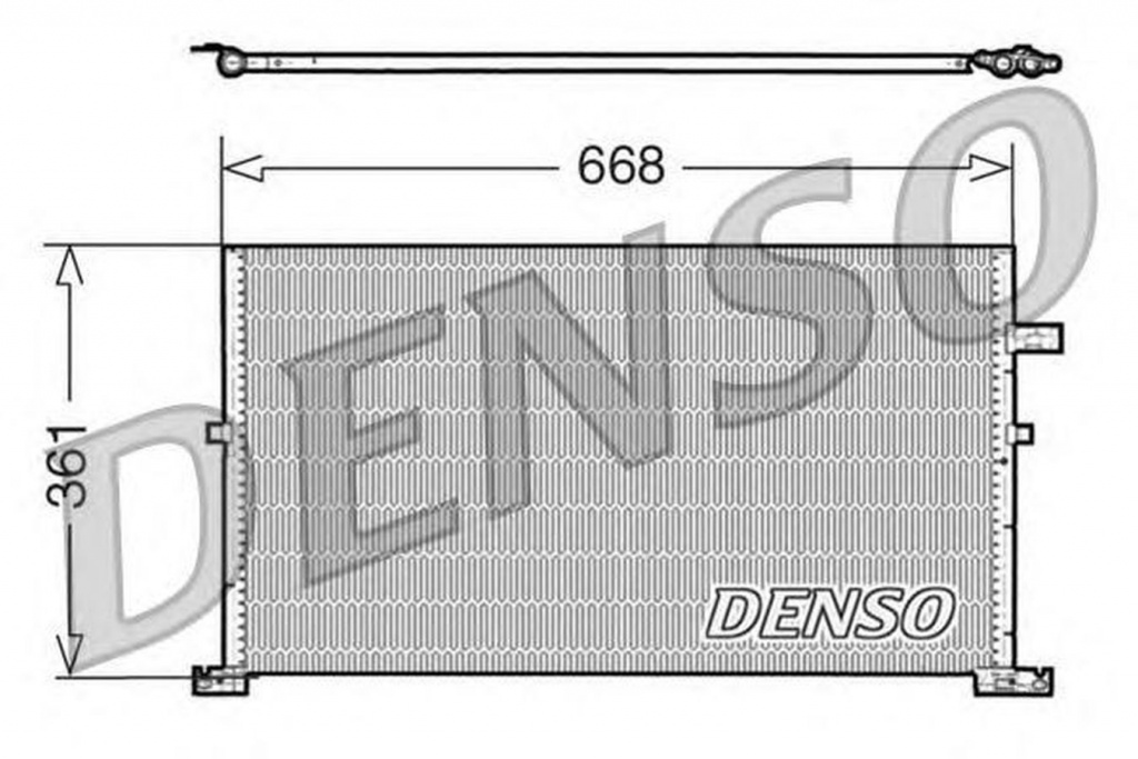 Radiator clima FORD MONDEO III limuzina B4Y DENSO DCN10013
