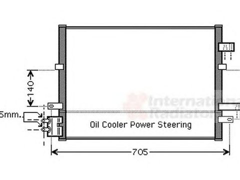 Radiator clima FORD MONDEO III limuzina B4Y VAN WEZEL 18005377