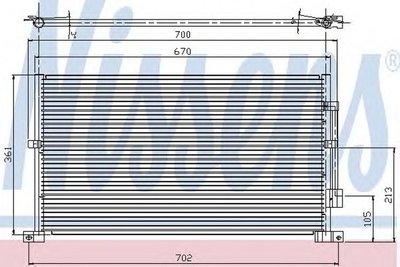 Radiator clima FORD MONDEO III limuzina B4Y NISSEN