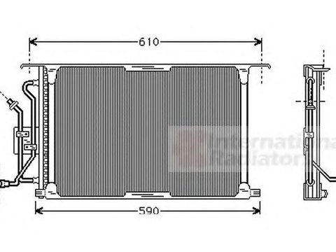 Radiator clima FORD PUMA EC VAN WEZEL 18005258