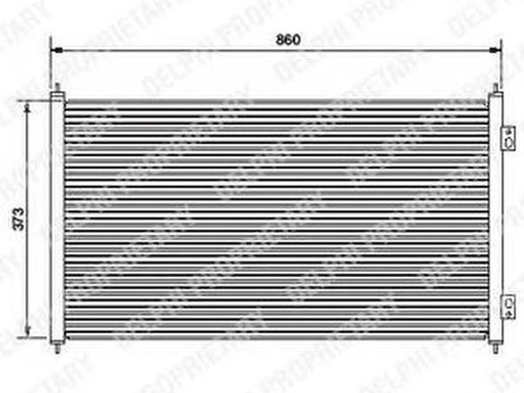 Radiator clima FORD TRANSIT bus FD FB FS FZ FC DELPHI TSP0225491