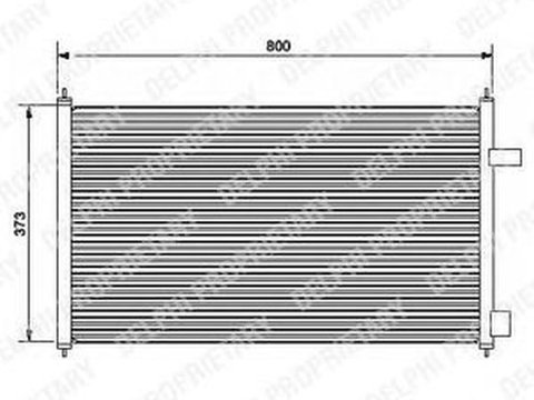 Radiator clima FORD TRANSIT CONNECT P65 P70 P80 DELPHI TSP0225492