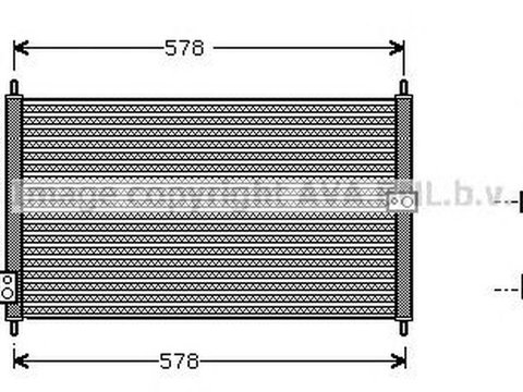 Radiator clima HONDA ACCORD V cupe CD AVA HD5086