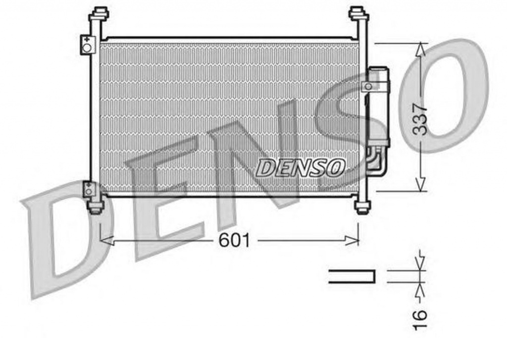 Radiator clima HONDA CIVIC IX FK DENSO DCN40007