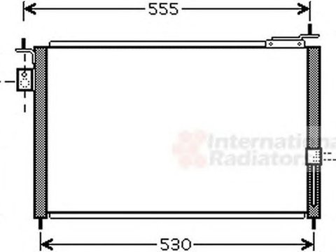 Radiator clima HONDA CIVIC VII Hatchback EU EP EV VAN WEZEL 25005209