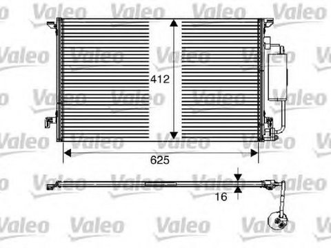 Radiator clima HYUNDAI GRAND SANTA F VALEO 817712