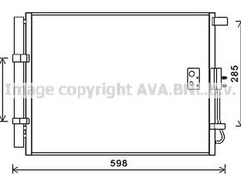 Radiator clima HYUNDAI i30 CW GD AVA HY5373D