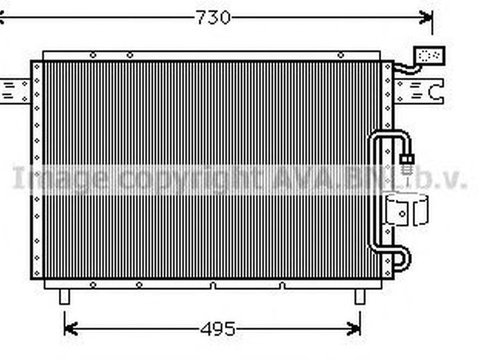 Radiator clima ISUZU TROOPER autoturism de teren deschis UB AVA IS5021