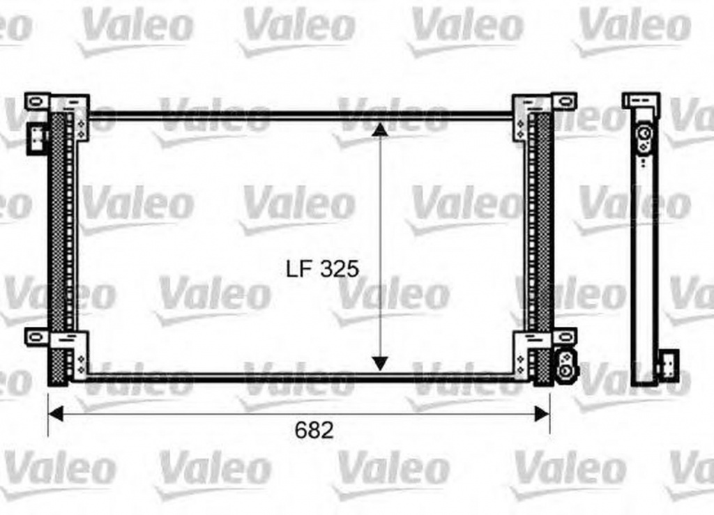 Radiator clima IVECO DAILY III platou sasiu VALEO 818036