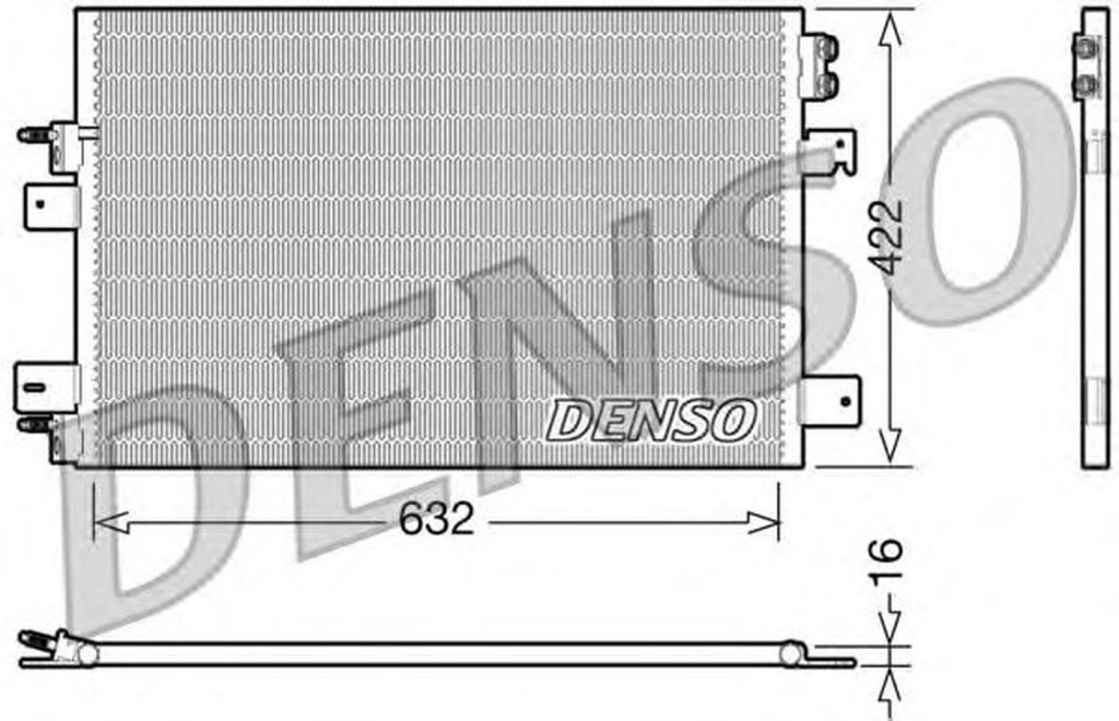 Radiator clima JEEP PATRIOT MK74 DENSO DCN06007