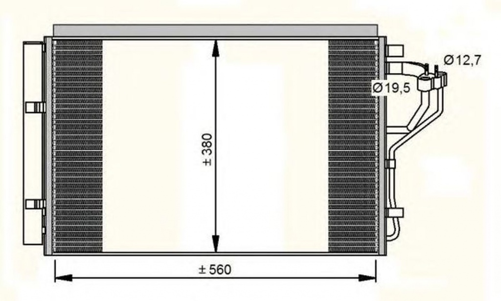 Radiator clima KIA CEE`D Sportswagon JD NRF 35996