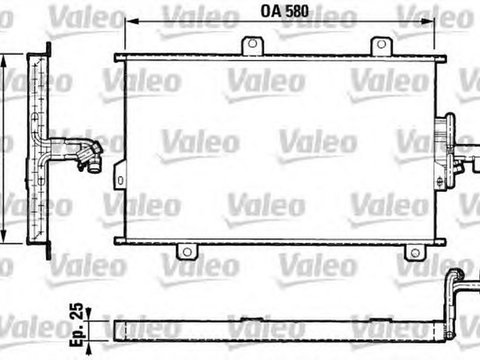 Radiator clima LANCIA DEDRA 835 VALEO 816819