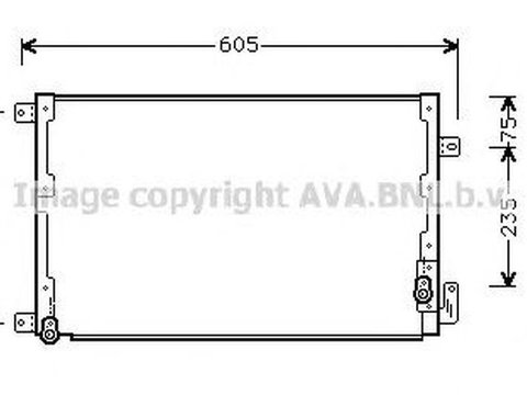 Radiator clima LANCIA KAPPA 838A AVA LC5071