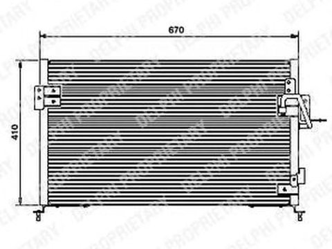 Radiator clima LAND ROVER DISCOVERY II LJ LT DELPHI TSP0225443