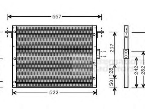 Radiator clima LAND ROVER RANGE ROVER II LP VAN WEZEL 02005075