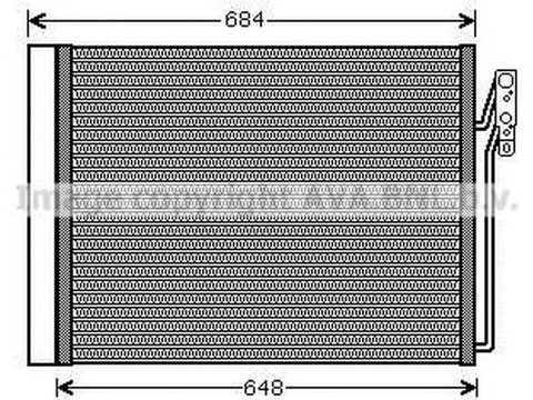 Radiator clima LAND ROVER RANGE ROVER III LM AVA U5211D