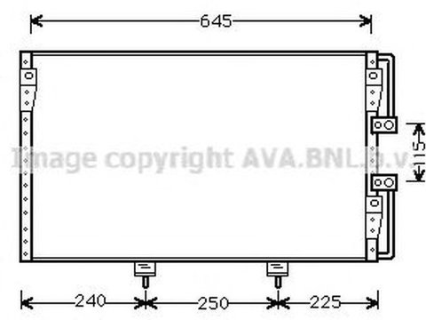 Radiator clima LEXUS LS UCF20 AVA TO5226