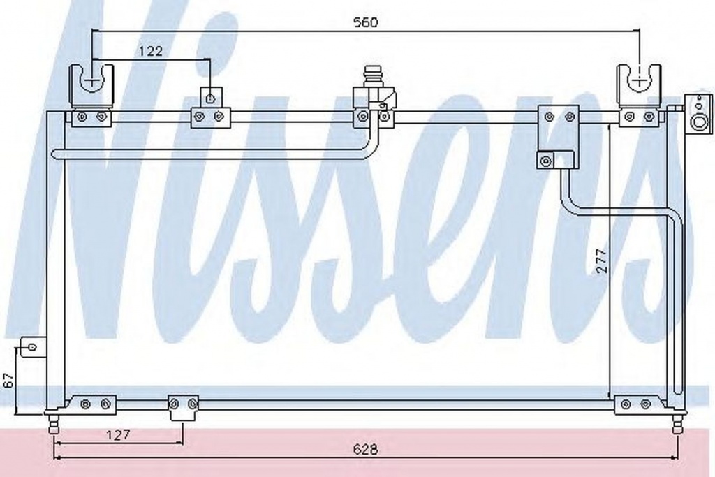 Radiator clima MAZDA 323 C V BA NISSENS 94354