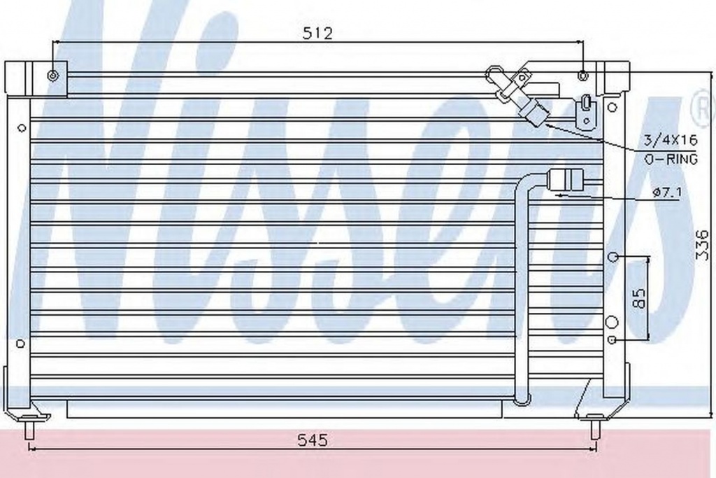 Radiator clima MAZDA 323 F IV BG NISSENS 94013