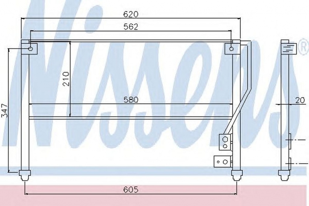 Radiator clima MAZDA 323 F V BA NISSENS 94818