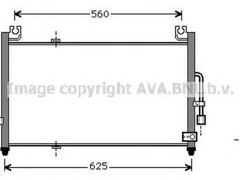 Radiator clima MAZDA 323 P V BA AVA MZ5104