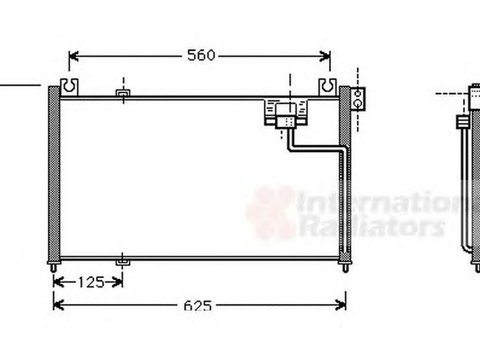 Radiator clima MAZDA 323 P V BA VAN WEZEL 27005127