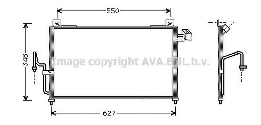 Radiator clima MAZDA 323 S VI BJ AVA MZ5147