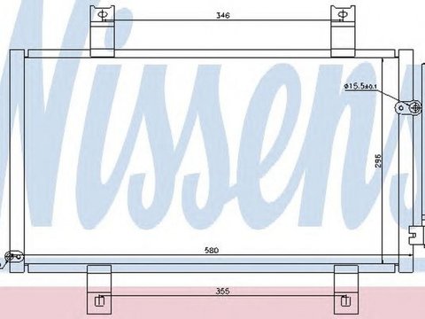 Radiator clima MAZDA RX 8 SE17 NISSENS 94934