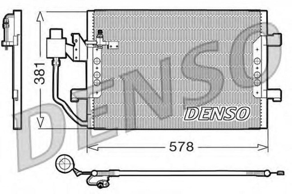 Radiator clima MERCEDES-BENZ A-CLASS W168 DENSO DCN17001