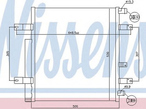 Radiator clima MERCEDES-BENZ ATEGO 2 NISSENS 940094