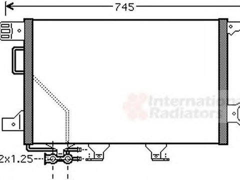 Radiator clima MERCEDES-BENZ C-CLASS T-Model S203 VAN WEZEL 30005360