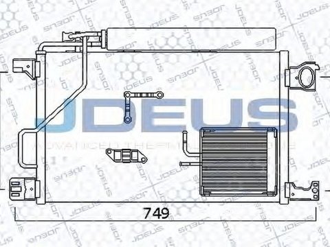 Radiator clima MERCEDES-BENZ C-CLASS T-Model S203 JDEUS 717M44