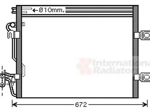 Radiator clima MERCEDES-BENZ C-CLASS T-Model S203 VAN WEZEL 30005392